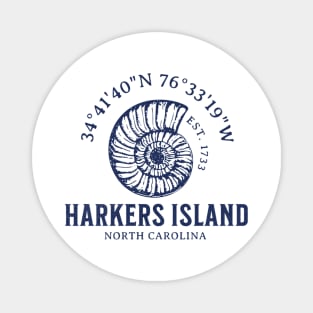 Harkers Island Nautilus Summer Vacation in NC Magnet